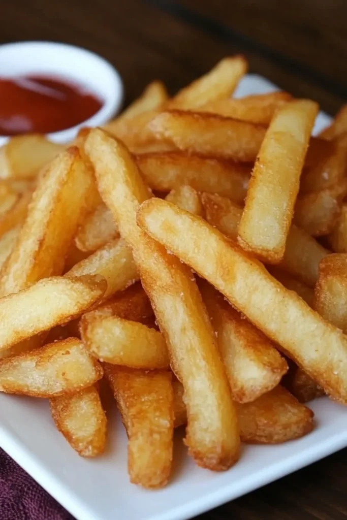 „Knusprige Bratkartoffeln mit frischen Kräutern in einer Schale serviert.“