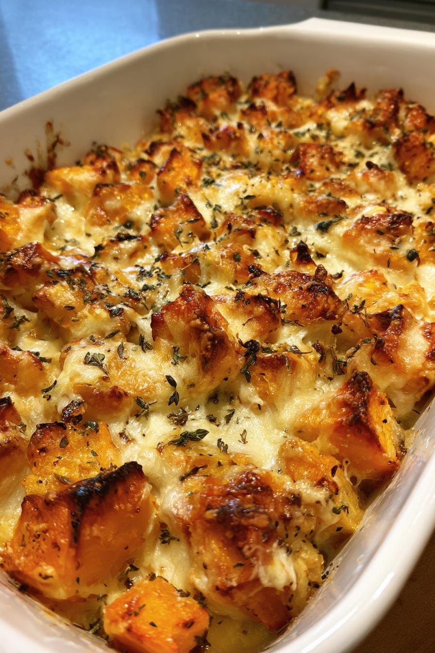 kürbisauflauf vegetarisch - detail 1