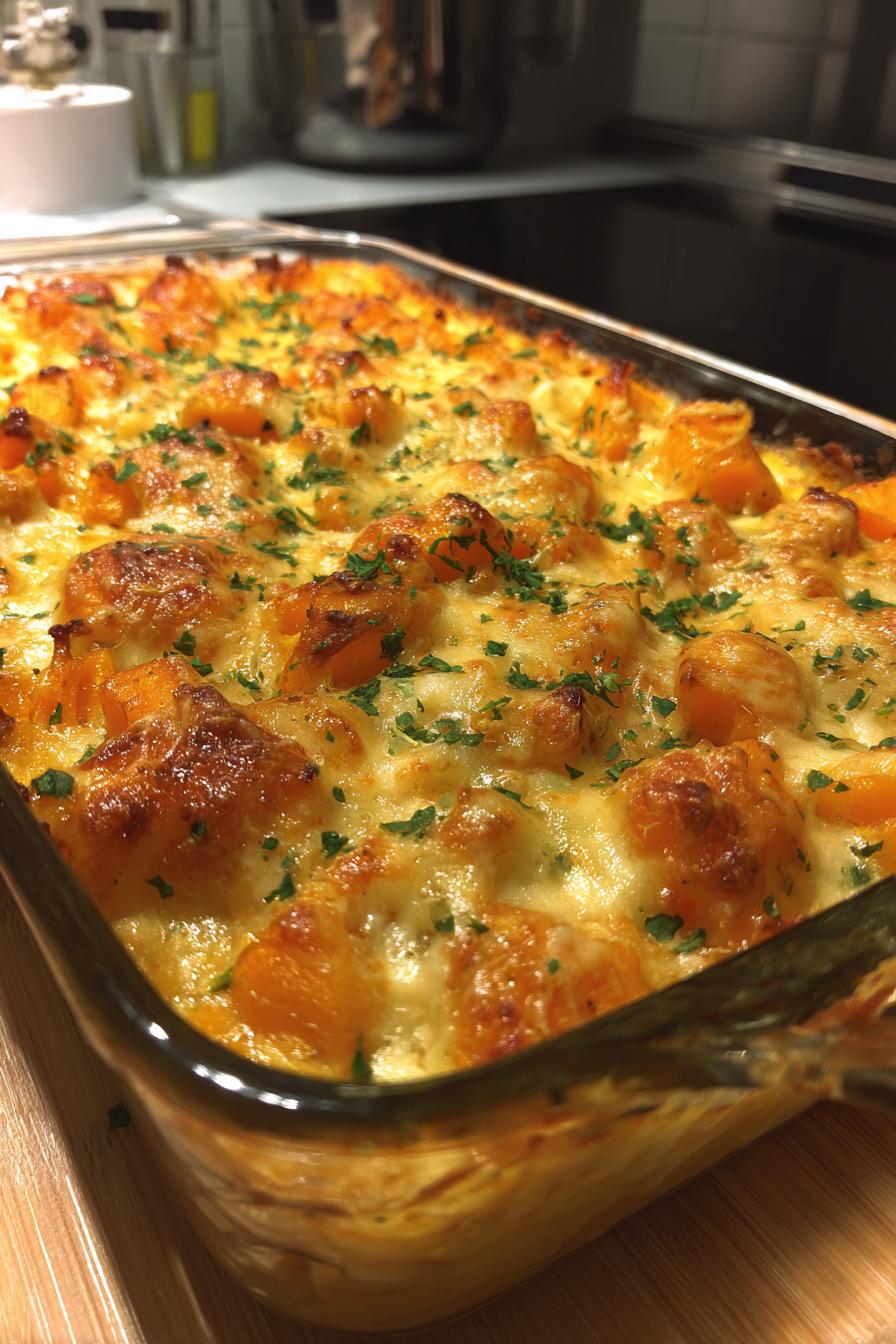 kürbisauflauf vegetarisch - detail 2