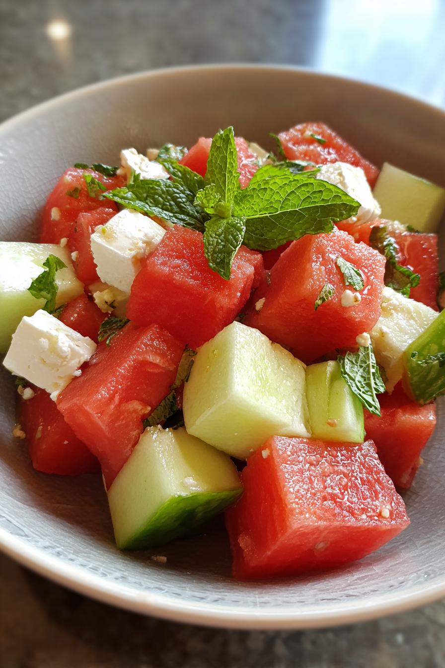 melonensalat - detail 1