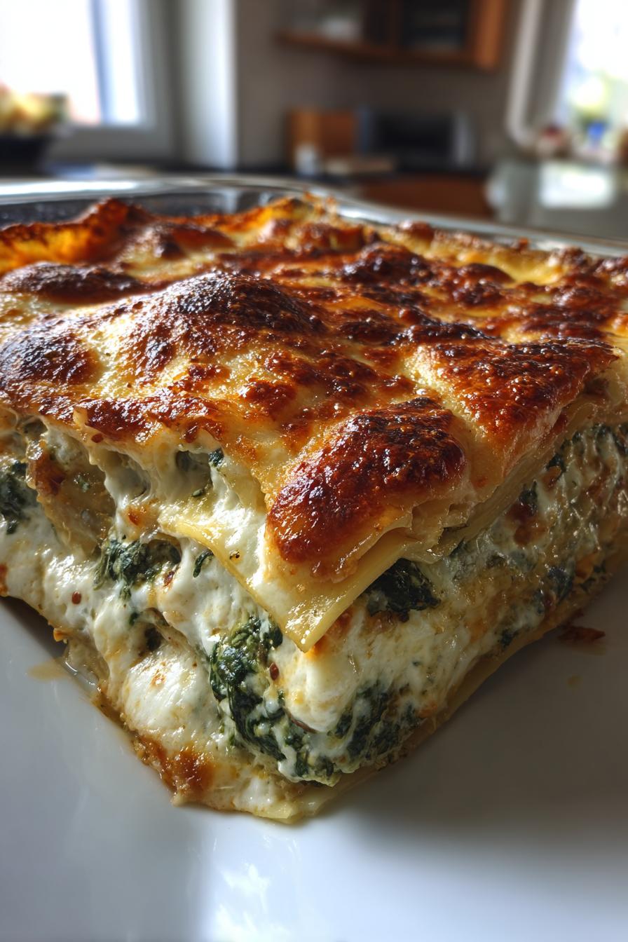 spinatlasagne - detail 2