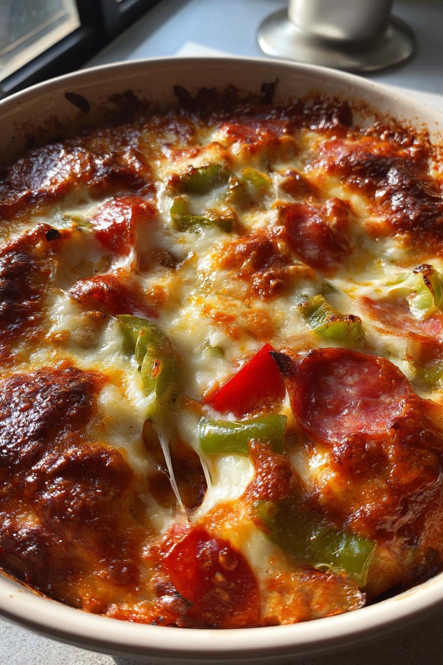 herzhafter pizzaauflauf ein genuss fur die familie - detail 1